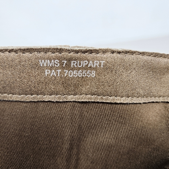 Dolce Vita Rupart Womens Wedge Booties Sz 7 Tan Truffle Faux Suede Square Toe - Picture 10 of 10